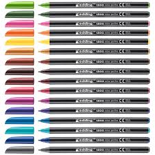 rotulador edding 1200 punta fina de colores para subrayar o colorear y lettering