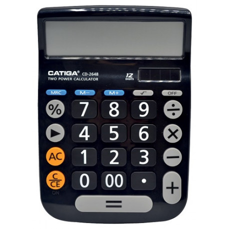 calculadora con teclas y visor grandes