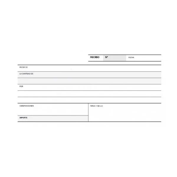 recibís con copia de justificantes de pago duplicados apli