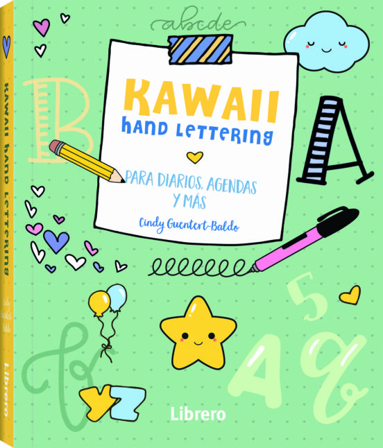 libro tutorial para aprender a dibujar kawaii y lettering para bullet journal diarios y agendas