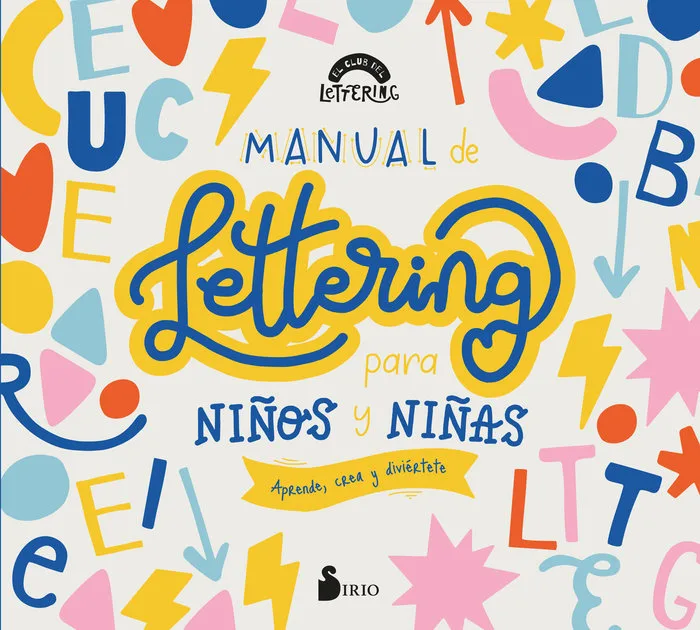 libros para niños y niñas principiantes para aprender a hacer lettering y letras con formas